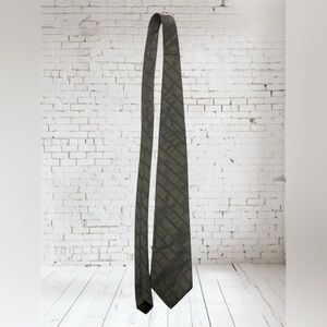 Donna Karan Tie PreLoved Bronzer Brown Italian Silk Made in USA